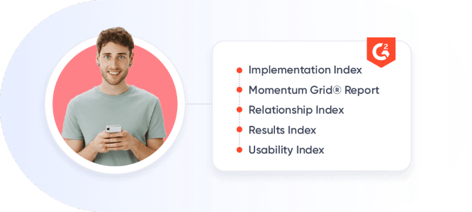 Finding us on every G2 index and report